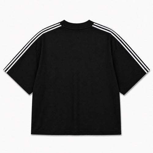 BLACK TRACKSUIT TEE
